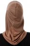 Wind Cross - Dark Taupe One-Piece Al Amira Hijab