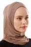 Logo Plain - Dark Taupe One-Piece Al Amira Hijab