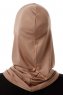 Logo Plain - Dark Taupe One-Piece Al Amira Hijab