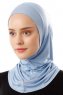 Logo Plain - Light Blue One-Piece Al Amira Hijab