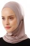 Logo Plain - Stone Grey One-Piece Al Amira Hijab