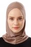 Logo Cross - Dark Taupe One-Piece Al Amira Hijab