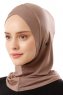 Logo Cross - Dark Taupe One-Piece Al Amira Hijab