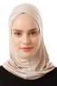 Logo Cross - Light Taupe One-Piece Al Amira Hijab