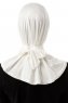 Sportif Plain - Creme Practical Viskos Hijab