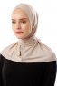 Sportif Cross - Light Taupe Practical Viskos Hijab