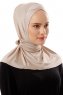 Sportif Cross - Light Taupe Practical Viskos Hijab