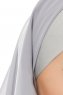 Alara Plain - Light Grey One Piece Chiffon Hijab