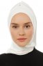 Isra Plain - Creme One-Piece Viskos Hijab