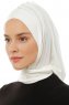 Isra Plain - Creme One-Piece Viskos Hijab