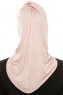 Isra Plain - Dusty Pink One-Piece Viskos Hijab