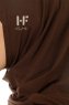 Hanfendy Plain Logo - Brown One-Piece Hijab