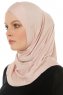 Hanfendy Cross Logo - Dusty Pink One-Piece Hijab