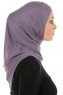 Hanfendy Cross Logo - Dark Purple One-Piece Hijab