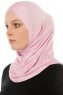Hanfendy Cross Logo - Pink One-Piece Hijab