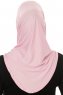 Hanfendy Cross Logo - Pink One-Piece Hijab