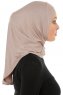 Hanfendy Cross Logo - Stone Grey One-Piece Hijab