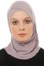 Micro Cross - Light Purple One-Piece Hijab