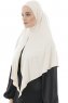 Ajda - Beige Zipper Hijab