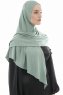 Ajda - Green Zipper Hijab
