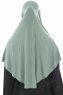Ajda - Green Zipper Hijab