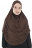 Roxelana - Brown Long Al Amira Hijab