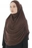 Roxelana - Brown Long Al Amira Hijab