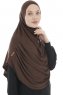 Roxelana - Brown Long Al Amira Hijab