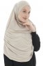 Roxelana - Light Taupe Long Al Amira Hijab