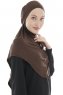 Sefa - Brown One-Piece Al Amira Hijab