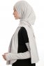 Azize - Light Grey Pro Scarf Sport Hijab Set