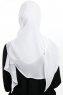 Eylem - White One Piece Chiffon Hijab