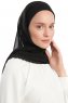 Sahar - Black One Piece Chiffon Hijab