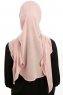 Sahar - Dusty Pink One Piece Chiffon Hijab