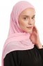 Sahar - Pink One Piece Chiffon Hijab