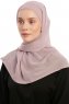 Sahar - Purple One Piece Chiffon Hijab