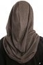 Taliah - Brown One Piece Hijab
