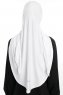 Vesile - White One-Piece Hijab