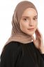 Vesile - Dark Taupe One-Piece Hijab