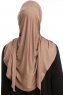Vesile - Dark Taupe One-Piece Hijab