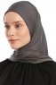Vesile - Dark Grey One-Piece Hijab