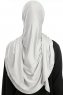 Vesile - Light Grey One-Piece Hijab