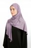 Nermin - Dark Purple Sandy Scarfs Hijab