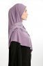 Nermin - Dark Purple Sandy Scarfs Hijab