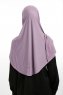 Nermin - Dark Purple Sandy Scarfs Hijab