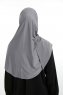 Nermin - Dark Grey Sandy Scarfs Hijab