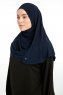 Ilay - Navy Blue Sandy Turban Hijab