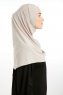Ilay - Light Taupe Sandy Turban Hijab