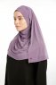 Ilay - Dark Purple Sandy Turban Hijab