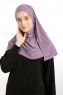 Ilay - Dark Purple Sandy Turban Hijab